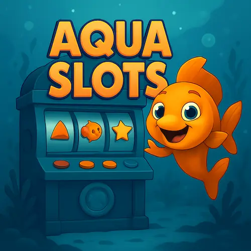 AQUA-Slots - Colorful underwater social game with fish and coral reefs